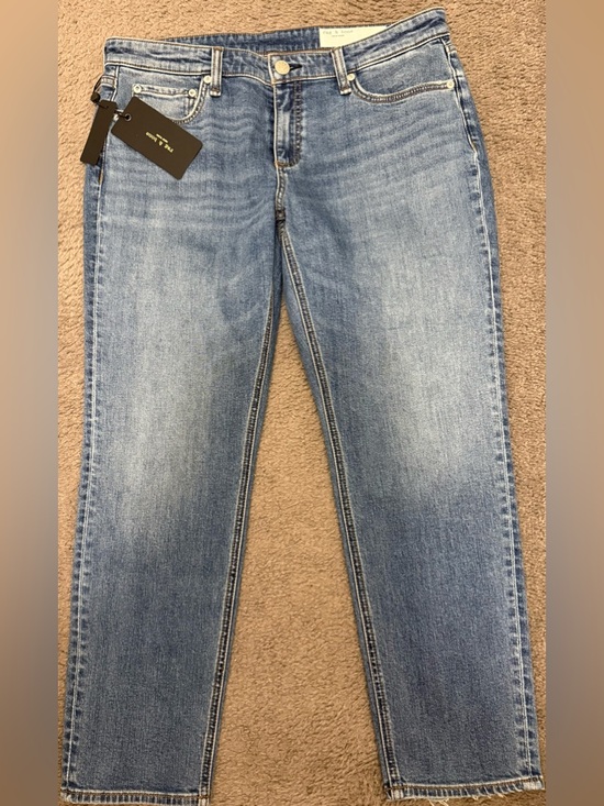 rag & bone Denim - rag & bone light blue low-rise boyfriend jeans